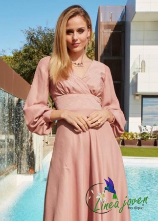 Vestido de fiesta de seda...