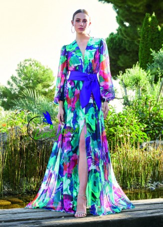 Vestido largo y espalda...