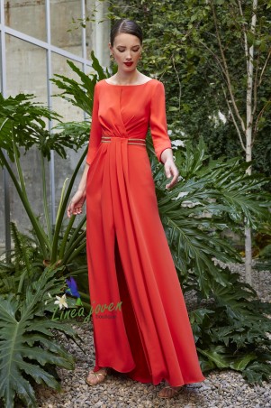 Elegante vestido largo...