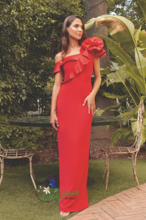 Vestido de fiesta rojo...