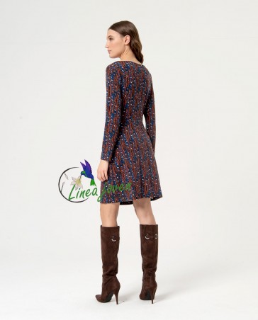 Vestido elástico corto...