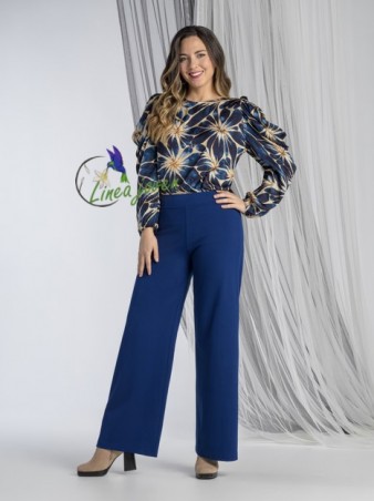 Conjunto Blusa y Pantalón azul
