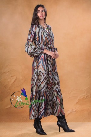 Vestido camisero aurora con...