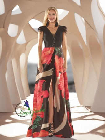 Vestido de fiesta largo...