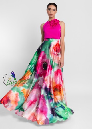 Vestido de fiesta largo...