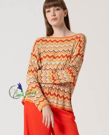 Jersey tricot manga larga...