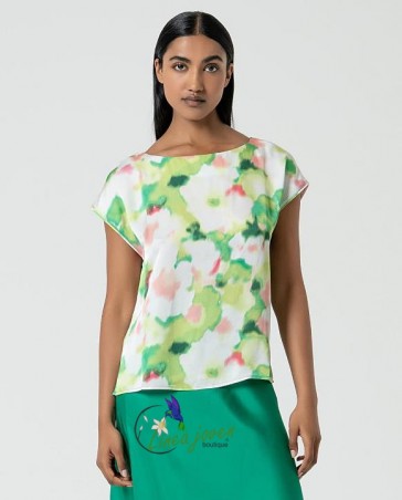 Camiseta satinada con...