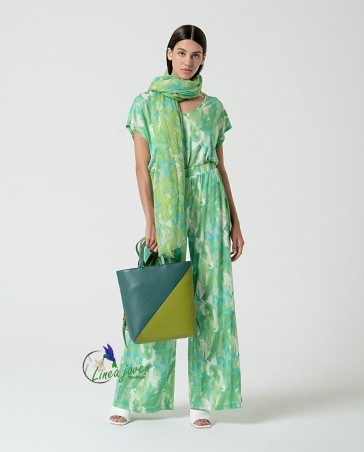 Pantalón palazzo lyocell...