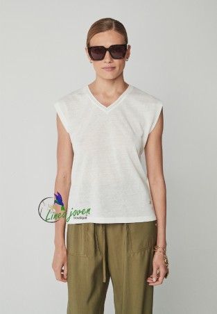 Camiseta crudo detalle lurex