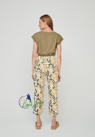 Pantalón verde azteca