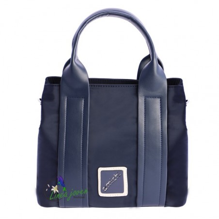 Bolso de mano azul marino...