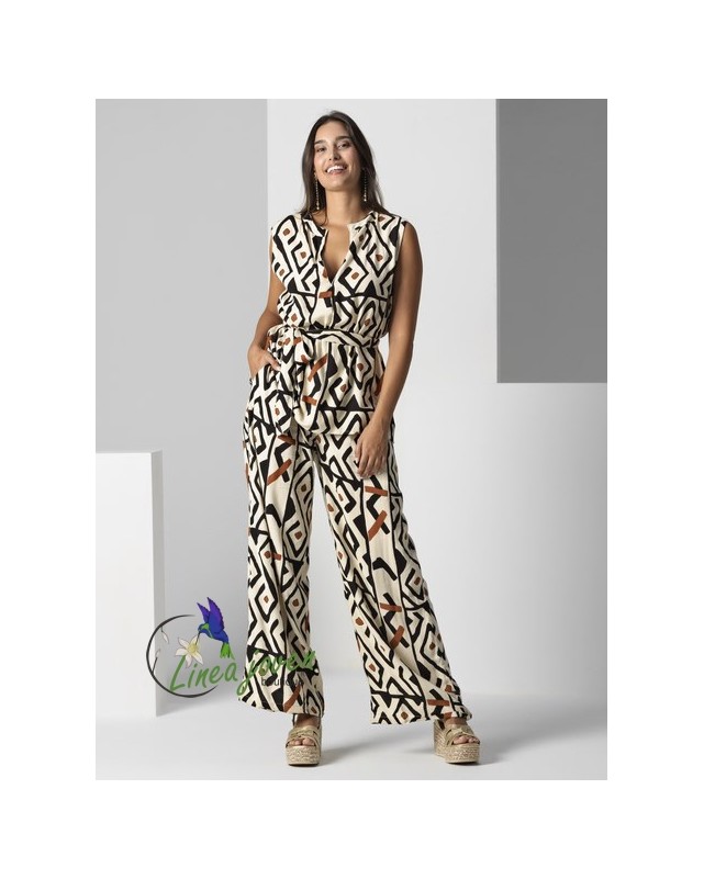 Conjunto Top y Pantalón crudo...