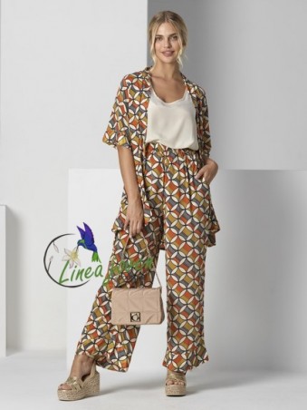 Conjunto Kimono Top y...