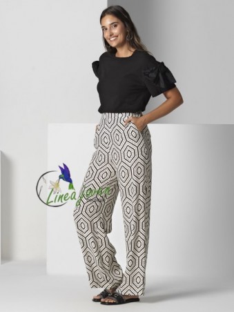 Conjunto Blusa negro y...