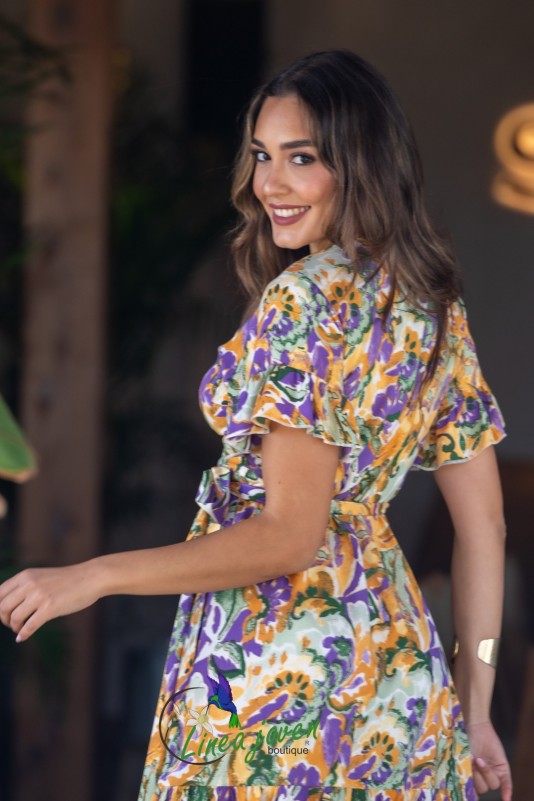 Vestido Pleamar Malvas