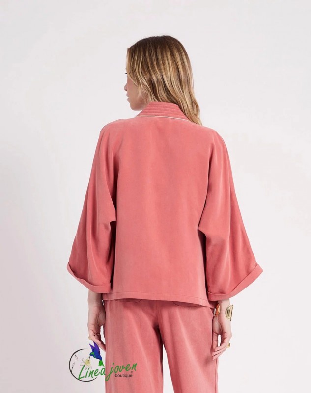 Chaqueta Kimono Coral
