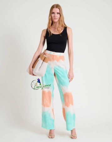 Pantalón Tie Dye Verde Mint