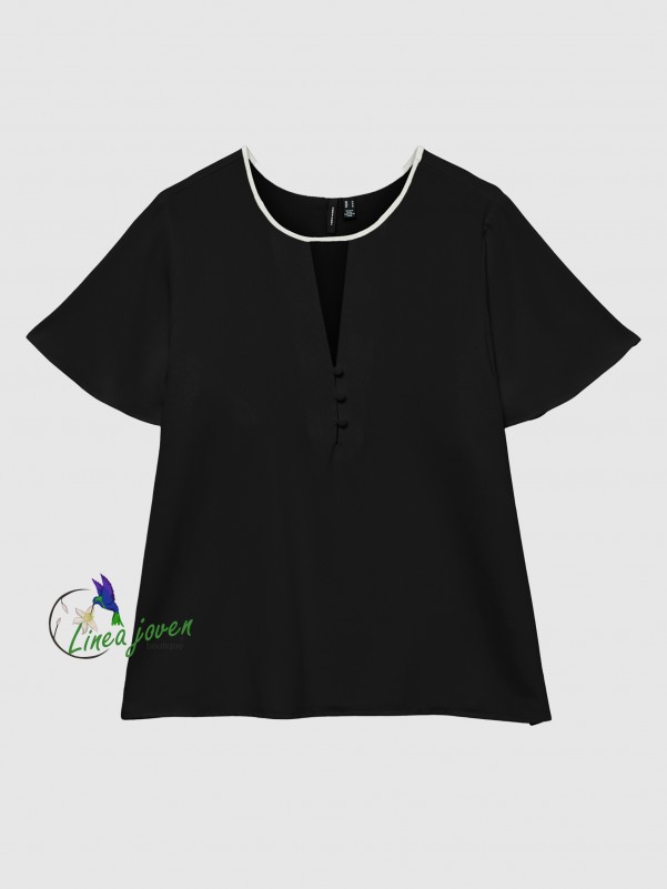 Blusa manga corta
