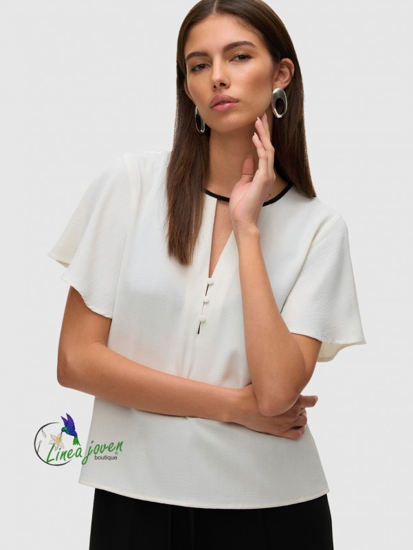 Blusa manga corta