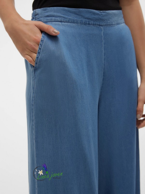 Pantalones culotte Azul