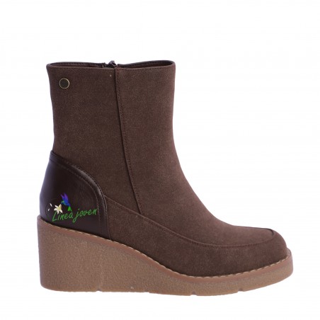 Botines marrones mujer...