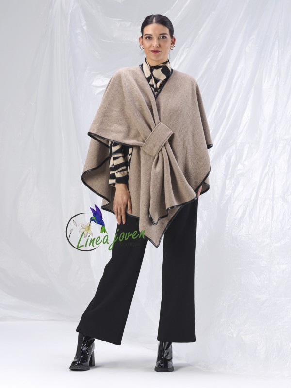 Poncho beige