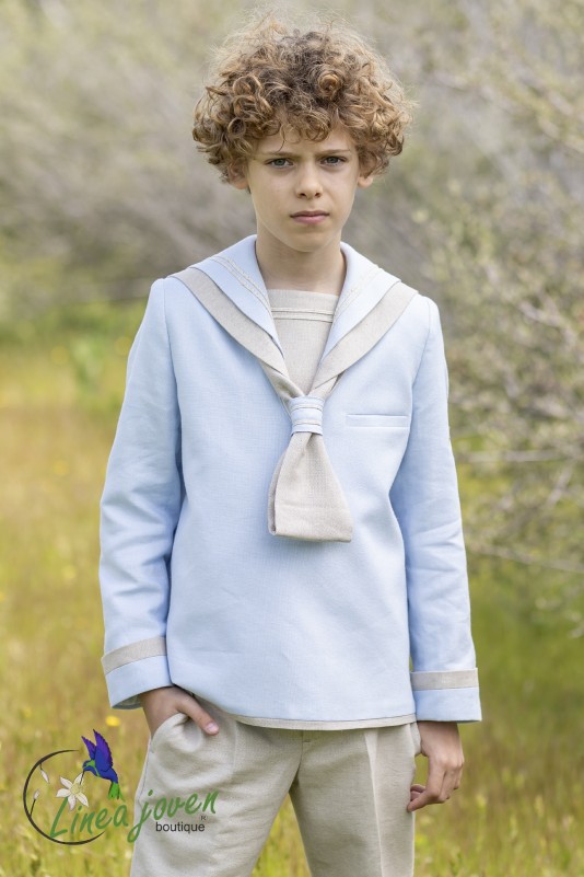 Traje de comunión marinero azul marino