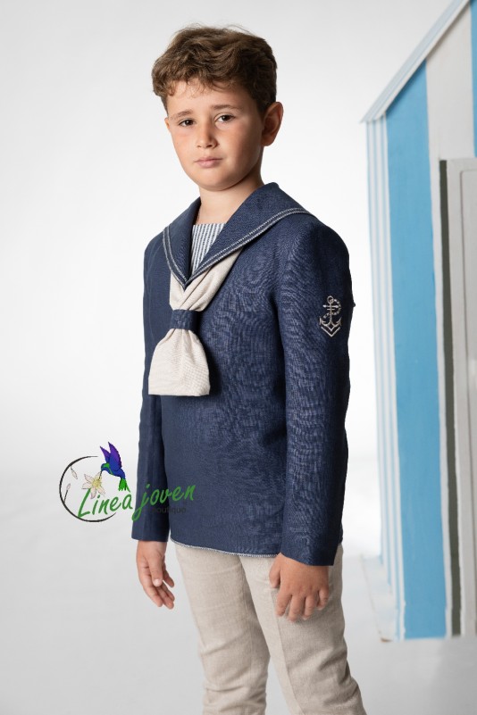 Traje de comunión marinero azul marino