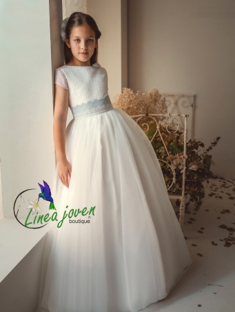 Vestido de comunión topitos...