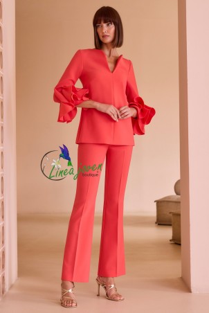 Conjunto de fiesta rojo...