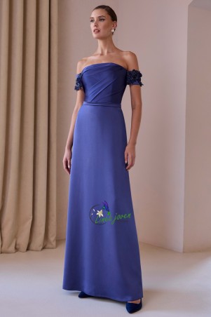 Vestido de fiesta violeta...