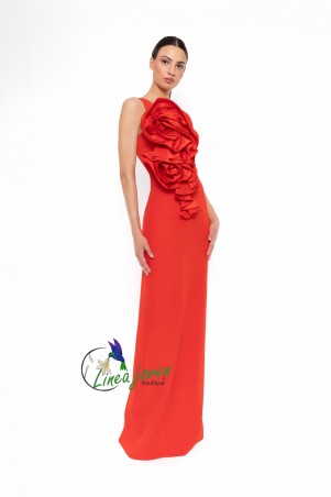 Vestido de fiesta rojo...