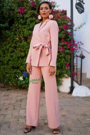 Traje de fiesta cruzado...