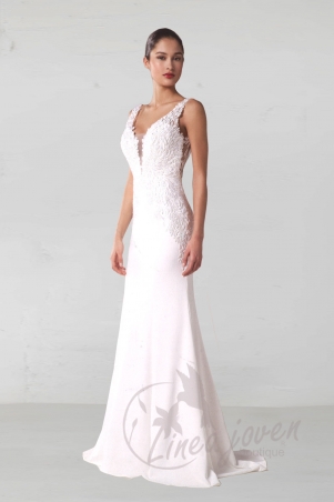 Vestido de novia ajustado...